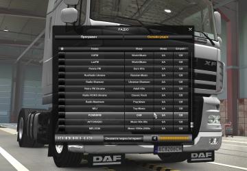 Мод Украинские радиостанции версия 0.3 для Euro Truck Simulator 2 (v1.11, - 1.39.x)