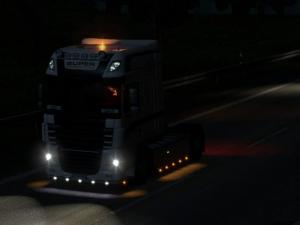 Мод Улучшенный свет всего транспорта версия 1.9 для Euro Truck Simulator 2 (v1.27.x)