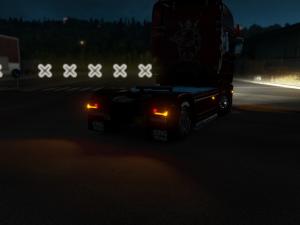 Мод Улучшенный свет всего транспорта версия 1.9 для Euro Truck Simulator 2 (v1.27.x)