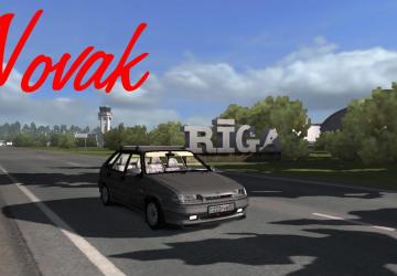 Мод Ваз 2114 версия 2.0 для Euro Truck Simulator 2 (v1.33.x, 1.34.x)