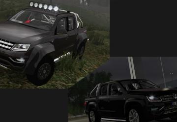 Мод Volkswagen Amarok V6 версия 1.0 для Euro Truck Simulator 2 (v1.31.x, 1.32.x)