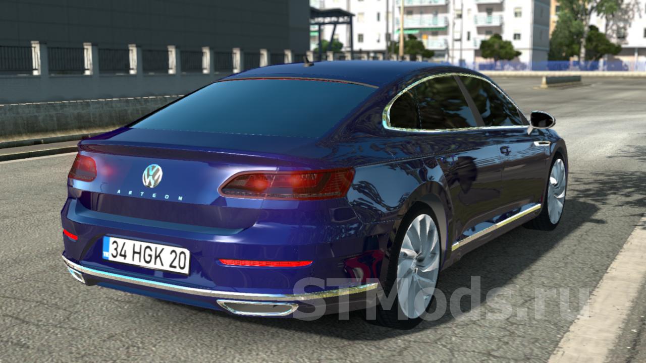 Скачать мод Volkswagen Arteon & Passat версия 2.3 для Euro Truck Simulator 2  (v1.48.x)