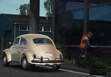 Мод Volkswagen Beetle 1963 версия 1.0 для Euro Truck Simulator 2 (v1.32.x, - 1.34.x)