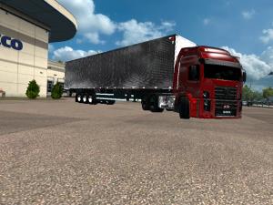 Мод VolksWagen Constellation XLX + Chrome Trailer v1 для Euro Truck Simulator 2 (v1.26x)