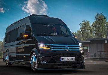 Мод Volkswagen Crafter 2020 версия 1.0 для Euro Truck Simulator 2 (v1.37.x, 1.38.x)