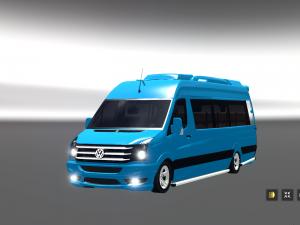 Мод Volkswagen Crafter 2.5 TDI версия 07.11.16 для Euro Truck Simulator 2 (v1.25.x)