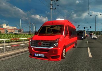 Мод Volkswagen Crafter 2.5 TDI версия 31.03.19 для Euro Truck Simulator 2 (v1.32.x, - 1.36.x)