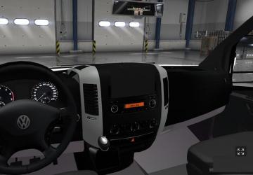 Мод Volkswagen Crafter 2.5 TDI версия 31.03.19 для Euro Truck Simulator 2 (v1.32.x, - 1.36.x)