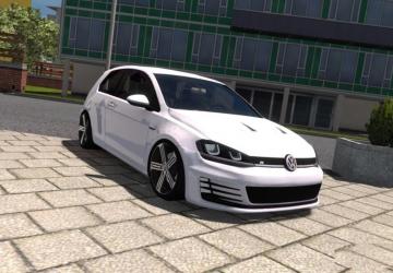 Мод Volkswagen Golf 7 R Line версия 1.0 для Euro Truck Simulator 2 (v1.31.x, 1.32.x)