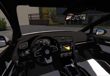 Мод Volkswagen Golf 7 R Line версия 1.0 для Euro Truck Simulator 2 (v1.31.x, 1.32.x)