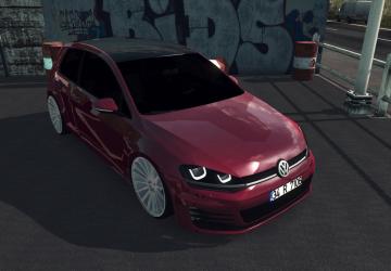 Мод Volkswagen Golf 7 R Line версия 1.2 для Euro Truck Simulator 2 (v1.33.x, 1.34.x)