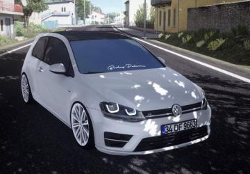 Мод Volkswagen Golf 7 R Line версия 2.2 для Euro Truck Simulator 2 (v1.39.x)