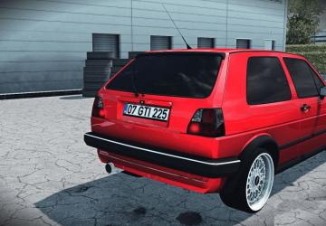 Мод Volkswagen Golf GTI MK2 версия 1.0 для Euro Truck Simulator 2 (v1.37.x)