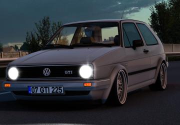 Мод Volkswagen Golf GTI MK2 версия 1.6 для Euro Truck Simulator 2 (v1.50.x)