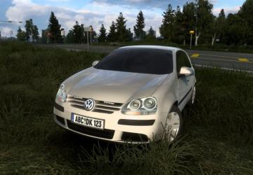 Мод Volkswagen Golf Mk5 2004 версия 1.1 для Euro Truck Simulator 2 (v1.47.x)
