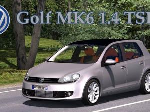 Мод Volkswagen Golf MK6 1.4 TSI версия 1.0 для Euro Truck Simulator 2 (v1.28.x, 1.30.x)