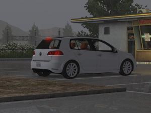 Мод Volkswagen Golf MK6 1.4 TSI версия 1.0 для Euro Truck Simulator 2 (v1.28.x, 1.30.x)