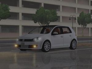 Мод Volkswagen Golf MK6 1.4 TSI версия 1.0 для Euro Truck Simulator 2 (v1.28.x, 1.30.x)