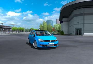 Мод Volkswagen Golf MK6 1.4 TSI версия 1.3 для Euro Truck Simulator 2 (v1.35.x, 1.36.x)