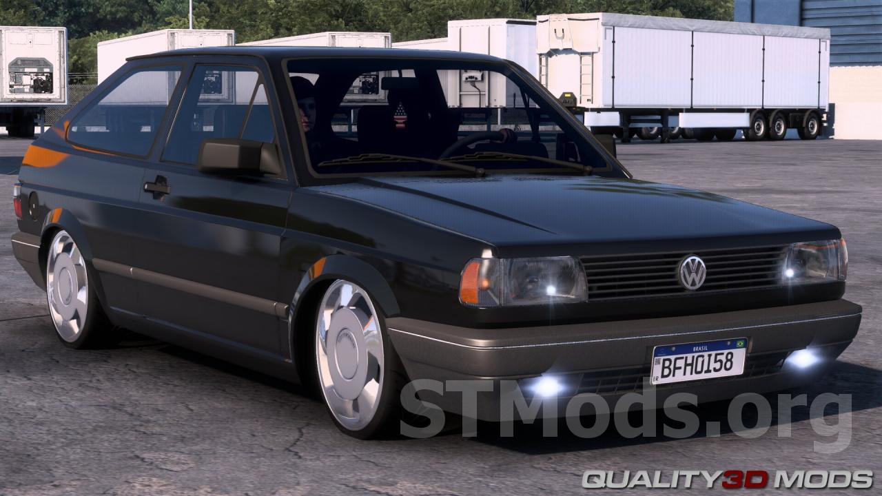 Скачать мод Volkswagen Golf Quadrado Turbo версия 1.3 для Euro Truck  Simulator 2 (v1.50.x)