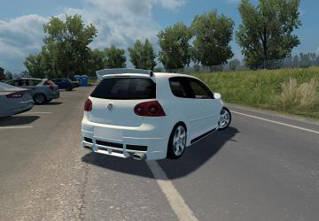 Мод Volkswagen Golf V GTI версия 1.0 для Euro Truck Simulator 2 (v1.31.x, 1.32.x)