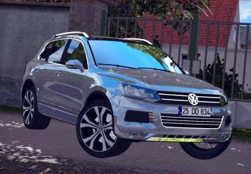 Мод Volkswagen Touareg версия 1.0 для Euro Truck Simulator 2 (v1.35.x, 1.36.x)