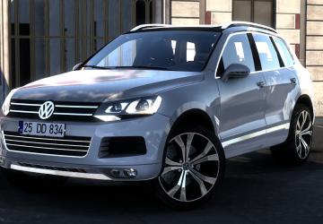 Мод Volkswagen Touareg версия 2.6 для Euro Truck Simulator 2 (v1.49.x)