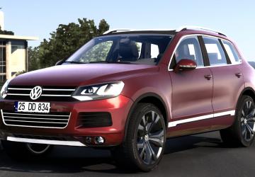 Мод Volkswagen Touareg версия 2.6 для Euro Truck Simulator 2 (v1.49.x)