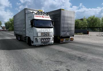 Мод Volvo FH13 Tandem версия 1.0 для Euro Truck Simulator 2 (v1.38.x)