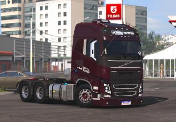 Мод Volvo FH16 2012 Brasil Edition версия 1.0 для Euro Truck Simulator 2 (v1.38.x)