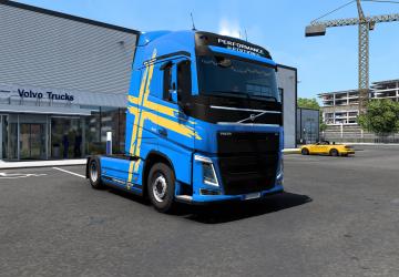 Мод Volvo FH16 2012 Reworked версия 1.7 для Euro Truck Simulator 2 (v1.49)