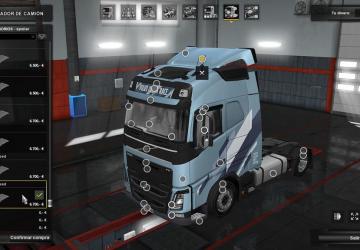 Мод Volvo FH16 2012 Reworked версия 3.1.2 для Euro Truck Simulator 2 (v1.32.x)