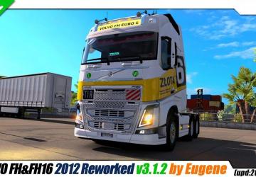 Мод Volvo FH16 2012 Reworked версия 3.1.4 для Euro Truck Simulator 2 (v1.35.x, 1.36.x)