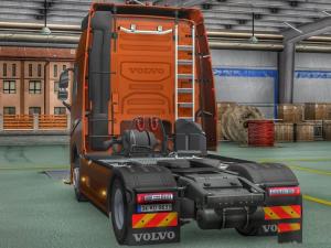 Мод Volvo FH16 Accessories + Interior версия 3.1 для Euro Truck Simulator 2 (v1.25.x, 1.26.x)