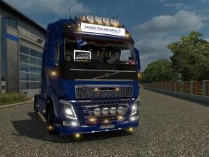 Мод Volvo FH16 Accessories + Interior версия 3.2 для Euro Truck Simulator 2 (v1.25.x, 1.26.x)