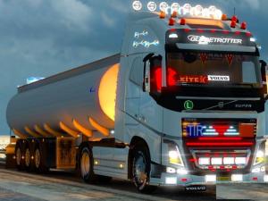 Мод Volvo FH16 Full Tuning версия 14.01.17 для Euro Truck Simulator 2 (v1.24-1.26)