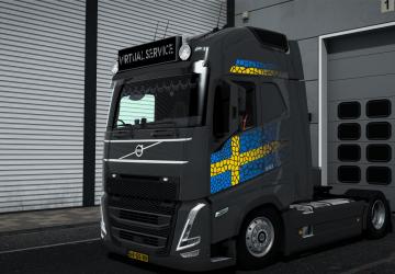 Мод Volvo FH5 2021 версия 2.0 для Euro Truck Simulator 2 (v1.48.x)