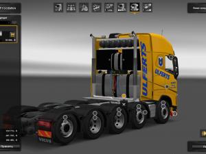 Мод Volvo FH 2012 8×4/10×4 версия 9.2 для Euro Truck Simulator 2 (v1.27.x, 1.28.x)