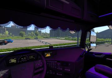 Мод Volvo FH 2012 Black & Purple версия 1.0 для Euro Truck Simulator 2 (v1.35.x, 1.36.x)