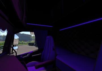 Мод Volvo FH 2012 Black & Purple версия 1.0 для Euro Truck Simulator 2 (v1.35.x, 1.36.x)