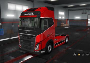 Мод Volvo FH 2013 версия 22.01s от 15.03.19 для Euro Truck Simulator 2 (v1.33.x, 1.34.x)