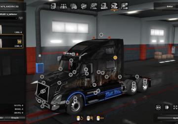 Мод Volvo VNL 2014 версия 1.0 для Euro Truck Simulator 2 (v1.52.x)