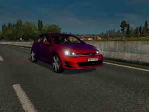 Мод Volkswagen Golf GTI 7 версия 1.0 для Euro Truck Simulator 2 (v1.27.x)