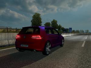 Мод Volkswagen Golf GTI 7 версия 1.0 для Euro Truck Simulator 2 (v1.27.x)