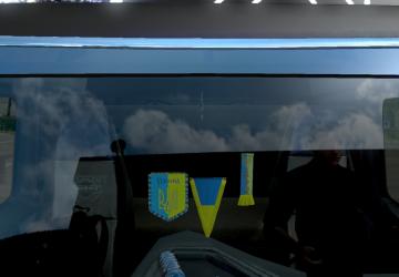Мод Вымпелы «Украина» версия 1.0 для Euro Truck Simulator 2 (v1.21.x, - 1.37.x)