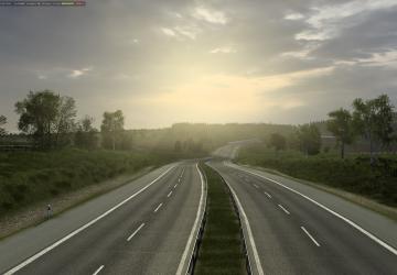 Мод Weather 2.0 версия 1.0 для Euro Truck Simulator 2 (v1.45.x)