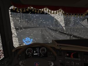 Мод Winter Mod версия 1.4 для Euro Truck Simulator 2 (v1.30.x, 1.31.x)