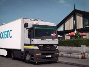 Мод Звук Actros V8 Open Pipe для Mercedes-Benz MP1 v1.0 для Euro Truck Simulator 2 (v1.25-1.27)