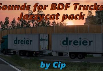 Мод Звуки для BDF Traffic Pack by Jazzycat версия 1.0 для Euro Truck Simulator 2 (v1.32.x, 1.33.x)