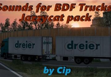 Мод Звуки для BDF Traffic Pack by Jazzycat версия 1.1 для Euro Truck Simulator 2 (v1.35.x)